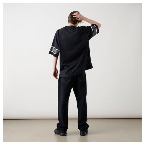 Palace SATIN THE PARK MESH JERSEY BLACK - Style 6