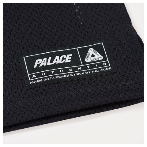 Palace SATIN THE PARK MESH JERSEY BLACK - Style 6