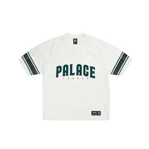 Palace SATIN THE PARK MESH JERSEY WHITE - Style 6