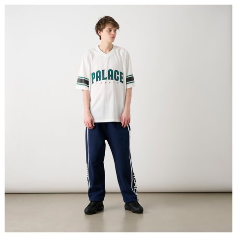 Palace SATIN THE PARK MESH JERSEY WHITE - Style 6