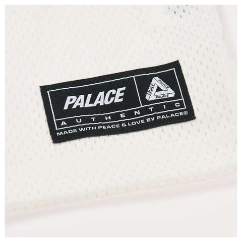 Palace SATIN THE PARK MESH JERSEY WHITE - Style 6