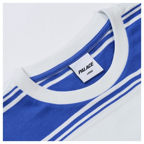 Palace TIDY STRIPE T-SHIRT BLUE - Style 3