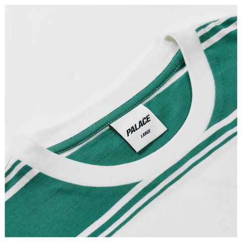 Palace TIDY STRIPE T-SHIRT GREEN - Style 3