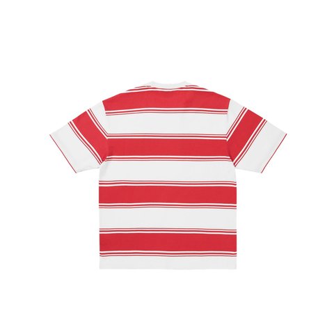 Palace TIDY STRIPE T-SHIRT RED - Style 3