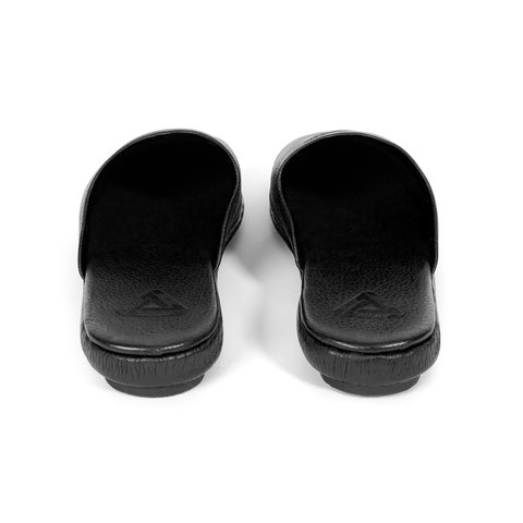 Palace PALACE CLASSIC LEATHER SLIPPER BLACK - Style 7