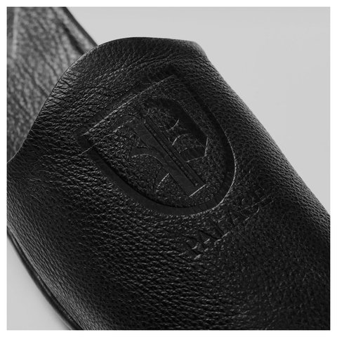 Palace PALACE CLASSIC LEATHER SLIPPER BLACK - Style 7