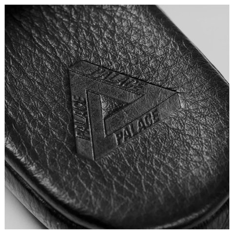 Palace PALACE CLASSIC LEATHER SLIPPER BLACK - Style 7