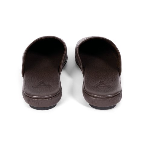Palace PALACE CLASSIC LEATHER SLIPPER BROWN - Style 7