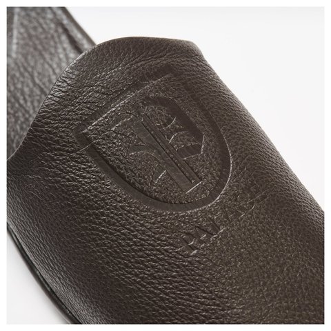Palace PALACE CLASSIC LEATHER SLIPPER BROWN - Style 7