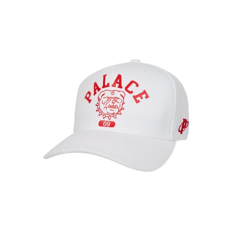 Palace BULLDOG P FRAME 5-PANEL SNAPBACK WHITE - Style 5