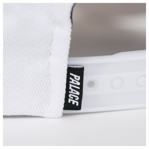 Palace BULLDOG P FRAME 5-PANEL SNAPBACK WHITE - Style 5
