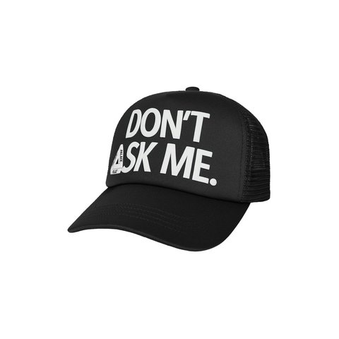 Palace DON'T ASK TRUCKER BLACK - Style 4