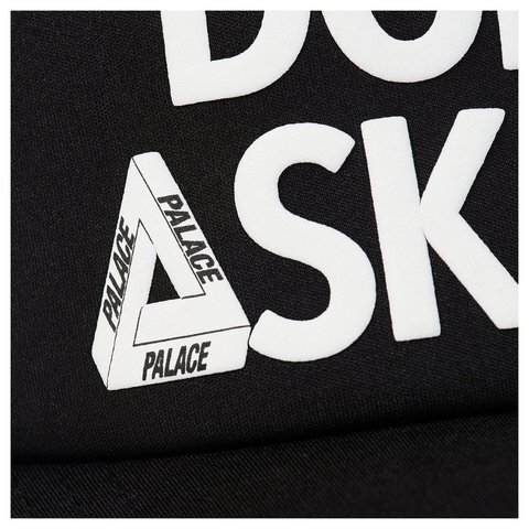 Palace DON'T ASK TRUCKER BLACK - Style 4
