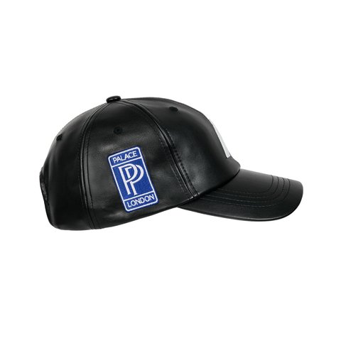 Palace FAUX LEATHER P 6-PANEL BLACK - Style 5