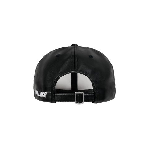 Palace FAUX LEATHER P 6-PANEL BLACK - Style 5