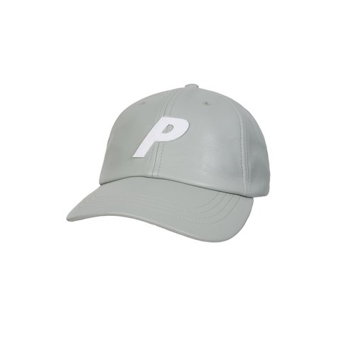 Palace FAUX LEATHER P 6-PANEL GREY - Style 5