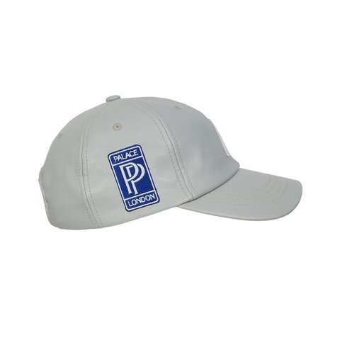 Palace FAUX LEATHER P 6-PANEL GREY - Style 5
