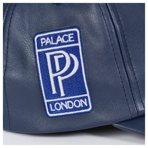 Palace FAUX LEATHER P 6-PANEL NAVY - Style 5