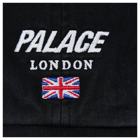 Palace PALACE LONDON PIGMENT 6-PANEL BLACK - Style 3