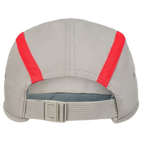 Palace PALACE NIKE ENGLAND UNSTRUCTURED CAP PEWTER GREY / COOL GREY / BRIGHT CRIMSON - Style 6
