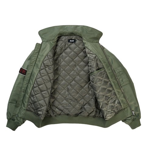Palace MA-2 BANGING JACKET OLIVE - Style 7