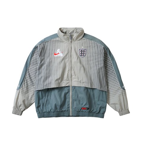 Palace PALACE NIKE ENGLAND SOLO SWOOSH TRACK JACKET PEWTER GREY / COOL GREY - Style 3