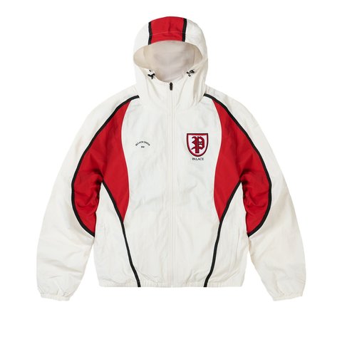 Palace SCRUM HOODED SHELL JACKET WHITE - Style 10