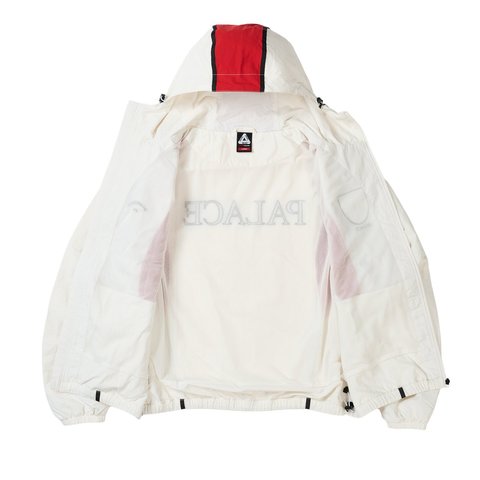 Palace SCRUM HOODED SHELL JACKET WHITE - Style 10