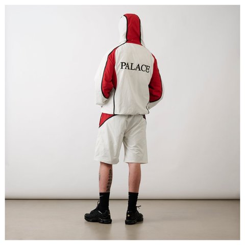 Palace SCRUM HOODED SHELL JACKET WHITE - Style 10