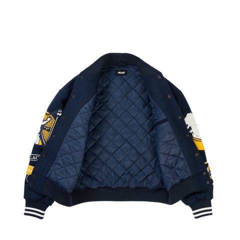 Palace WOLFGANG VARSITY JACKET NAVY - Style 11
