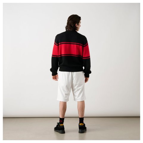 Palace COLLEGE STRIPE KNIT BLACK - Style 4