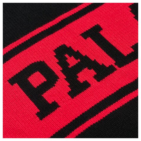 Palace COLLEGE STRIPE KNIT BLACK - Style 4