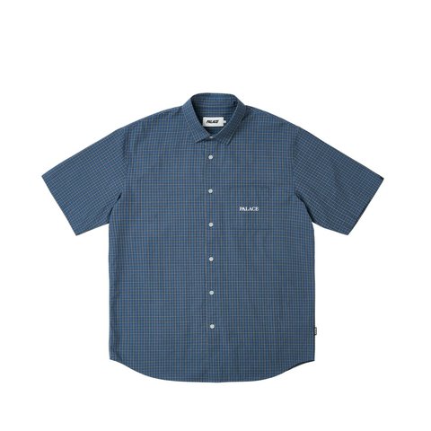 Palace STANDARD CHECK SHIRT NAVY - Style 6