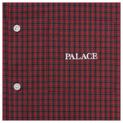 Palace STANDARD CHECK SHIRT RED - Style 6