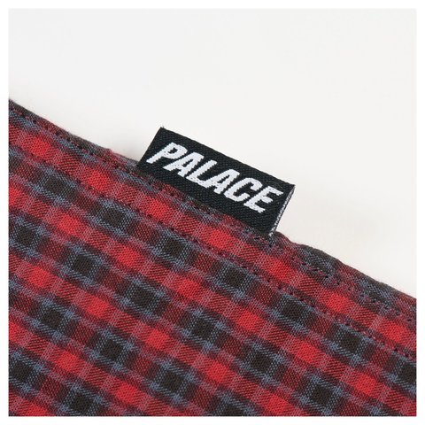 Palace STANDARD CHECK SHIRT RED - Style 6