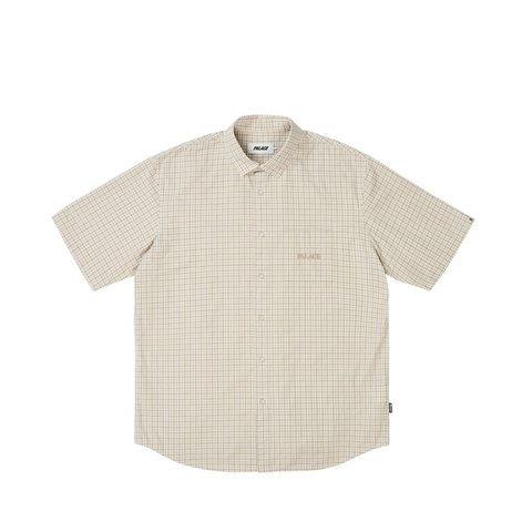 Palace STANDARD CHECK SHIRT TAN - Style 6