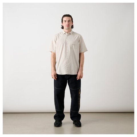 Palace STANDARD CHECK SHIRT TAN - Style 6