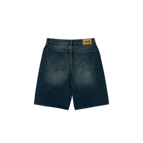 Palace BAGGY JEAN SHORT DARK STONE WASH - Style 5