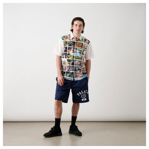 Palace BULLDOG MESH SHORT NAVY - Style 5