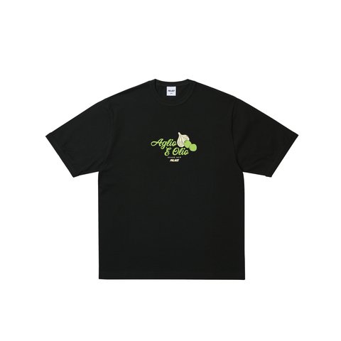 Palace Aglio E Olio Ringer T Shirt Black