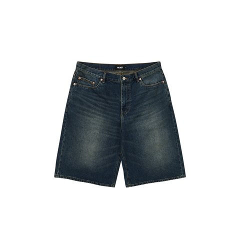 Palace Baggy Jean Short Dark Stone Wash