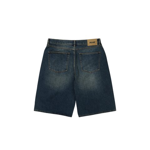 Palace Baggy Jean Short Dark Stone Wash - Colorway