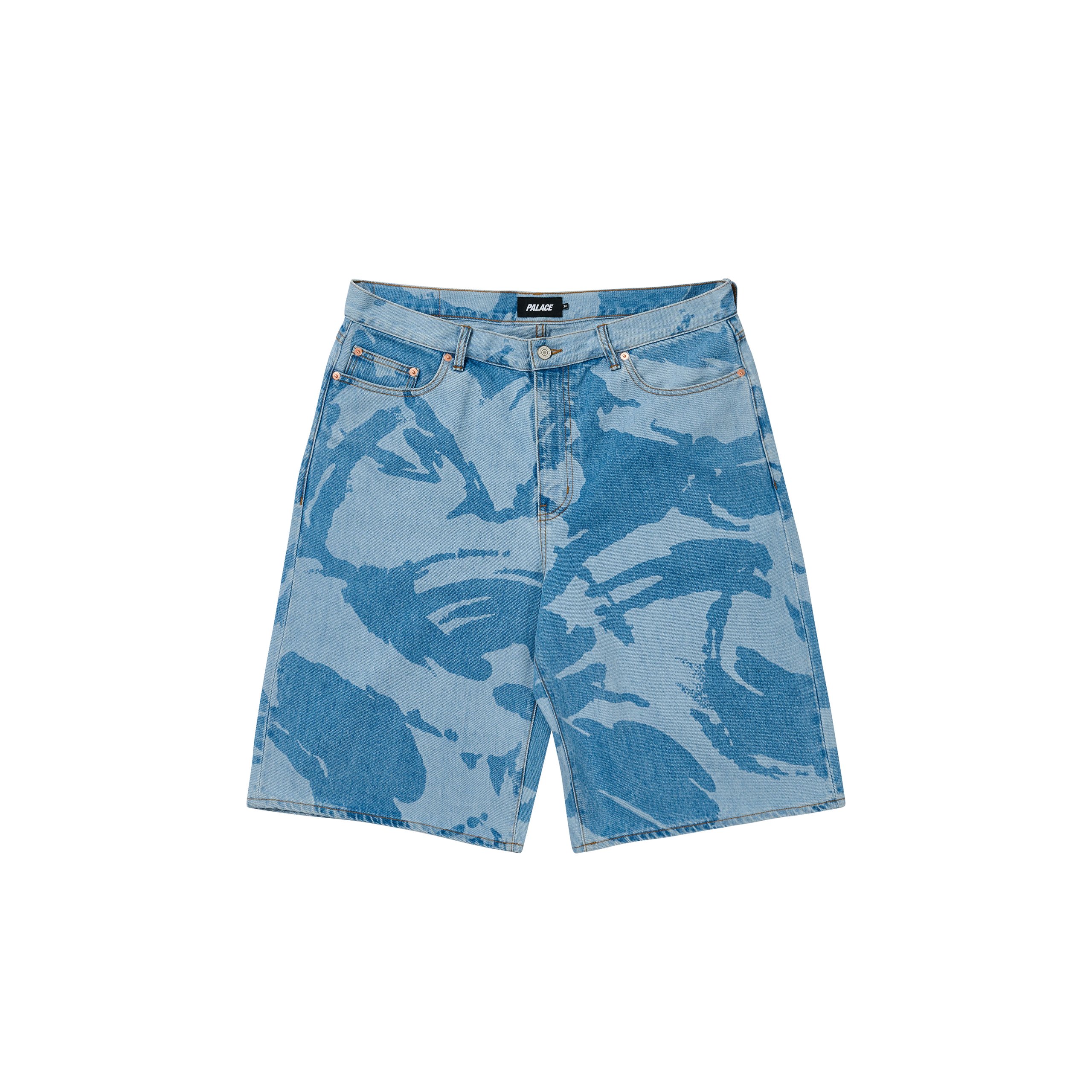 BAGGY JEAN SHORT LIGHT STONEWASH DPM - Summer 2026 - Palace