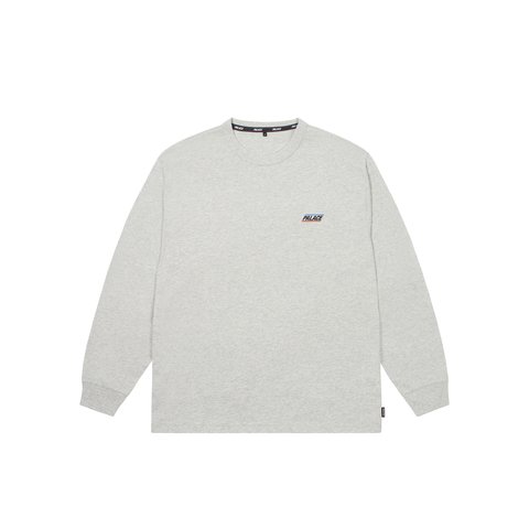 Palace Basically A Longsleeve Grey Marl