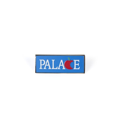 Palace Big Apple Pin Badge Blue