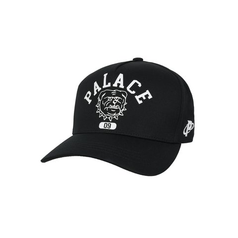 Palace Bulldog P Frame 5 Panel Snapback Black