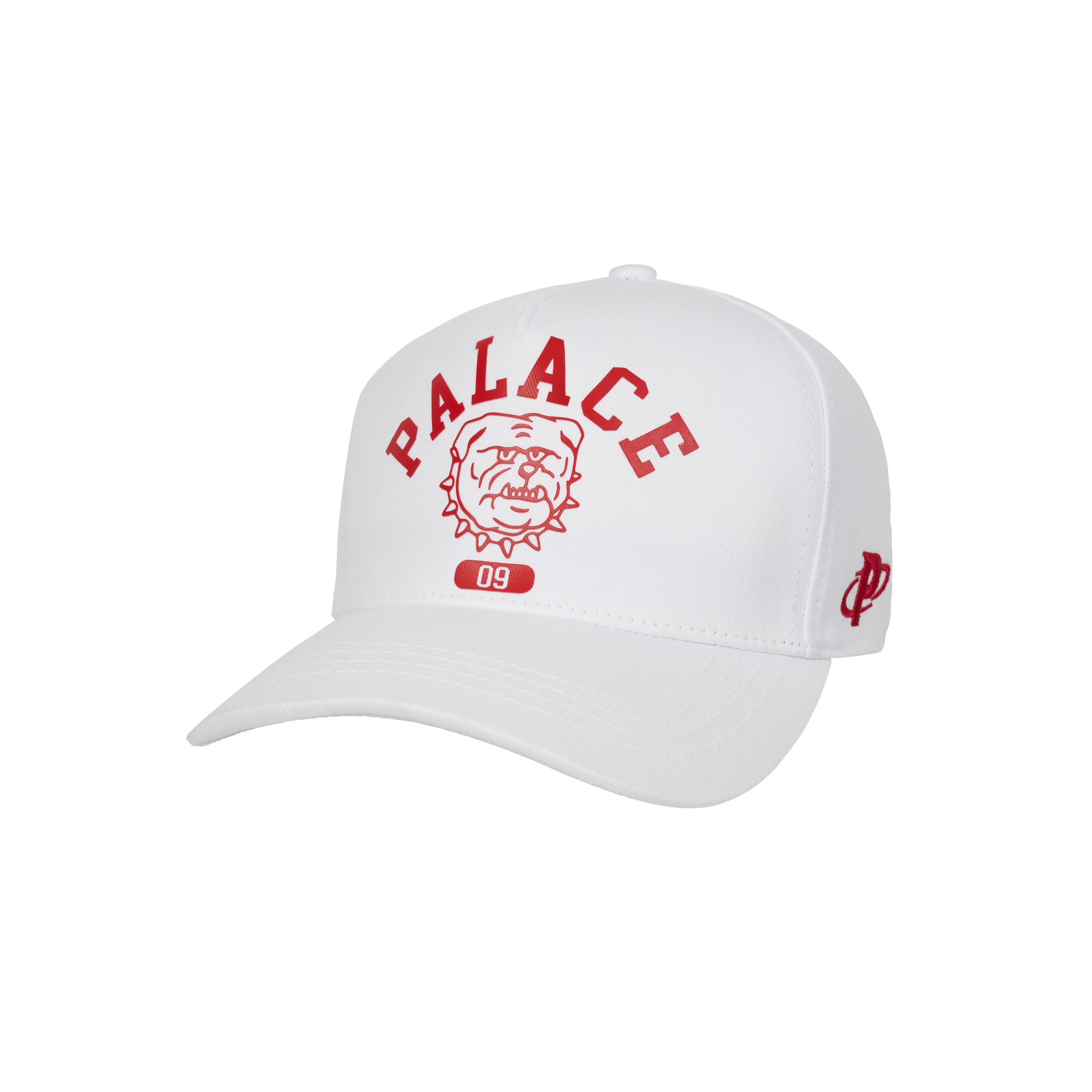BULLDOG P FRAME 5-PANEL SNAPBACK WHITE - Palace