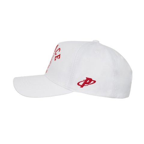 Palace Bulldog P Frame 5 Panel Snapback White - Colorway
