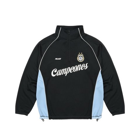 Palace Copa 1 4 Zip Techy Fleece Black