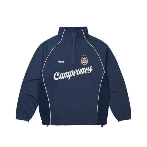 Palace Copa 1 4 Zip Techy Fleece Navy